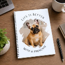 Search for french bulldog notebooks Dog lover