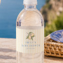 Search for lemon water bottle labels Lemon baby shower
