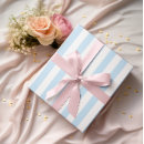 Search for light blue white stripe wrapping paper Classic