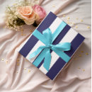 Search for navy blue and white stripes wrapping paper Retro