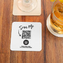 Search for restaurant coasters Black and white