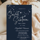 Search for sky blue sweet 16 invitations Celestial