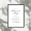 Search for business retirement party invitations Formal