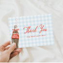 Search for blue gingham thank you cards Shower