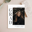 Search for save the date graduation postcards Modern minimalist