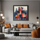 Search for abstract portrait canvas prints Geometric
