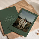 Search for dark green wedding invitations Contemporary