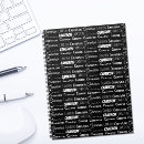 Search for black and white notebooks Masculine