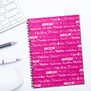 Search for hot pink notebooks Girly