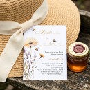 Search for bee 4x5 invitations Wildflowers
