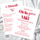 Search for slumber hen party invitations Girls gone mild