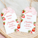Search for strawberry gift tags Girl baby shower