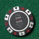 Search for poker wedding invitations Lucky in love