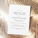 Search for grad party open house invitations Minimalist