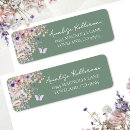 Search for winter rose return address labels Bride