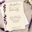 Search for plum birthday invitations Classic