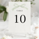 Search for classic elegant table cards Typography