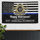 Search for police retirement party decor Officer
