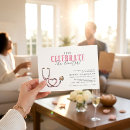 Search for stethoscope graduation invitations Caduceus