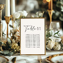 Search for black and white table cards Contemporary