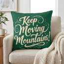 Search for mountain cushions Typography