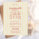 Search for beach hen party invitations Stripes