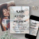 Search for 1970s wedding invitations Black and white