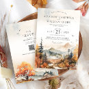 Search for fall scene invitations Rustic