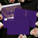 Search for purple and gold envelopes Chic