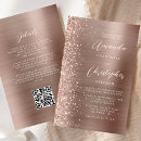 Search for faux rose gold glitter invitations Elegant