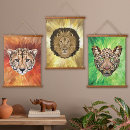 Search for wild cats art Safari animals