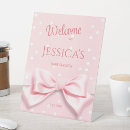 Search for bow welcome signs Feminine