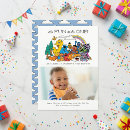 Search for elmo 1st birthday invitations Big bird