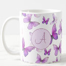 Search for purple butterfly mugs Elegant