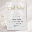 Search for grey first communion invitations Girl