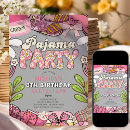 Search for pajama party invitations Girls sleepover