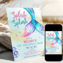 Search for watercolor mermaid invitations Cute