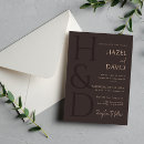 Search for monogram wedding invitations Chic