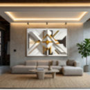 Search for white and gold deco art Abstract