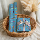 Search for world gift wrap Blue