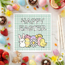 Search for happy easter napkins Pastel