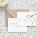 Search for pearl thank you cards Bride to be