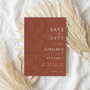 Search for terracotta wedding save the dates Modern