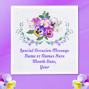 Search for pansy napkins Floral