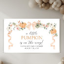 Search for pumpkin baby shower banners Orange