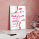Search for baseball girl posters Pink