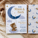 Search for moon baby shower invitations Bearly wait