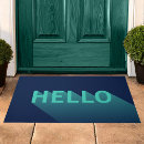 Search for teal doormats Typography