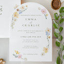 Search for spring summer wedding invitations Whimsical wildflowers