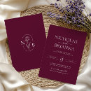 Search for wine cards invites Modern elegant